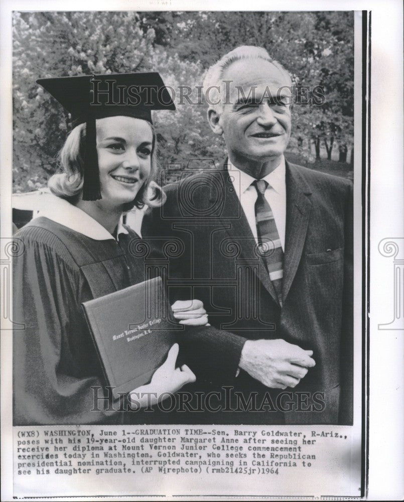 1964 Press Photo Barry Goldwater republican - Historic Images