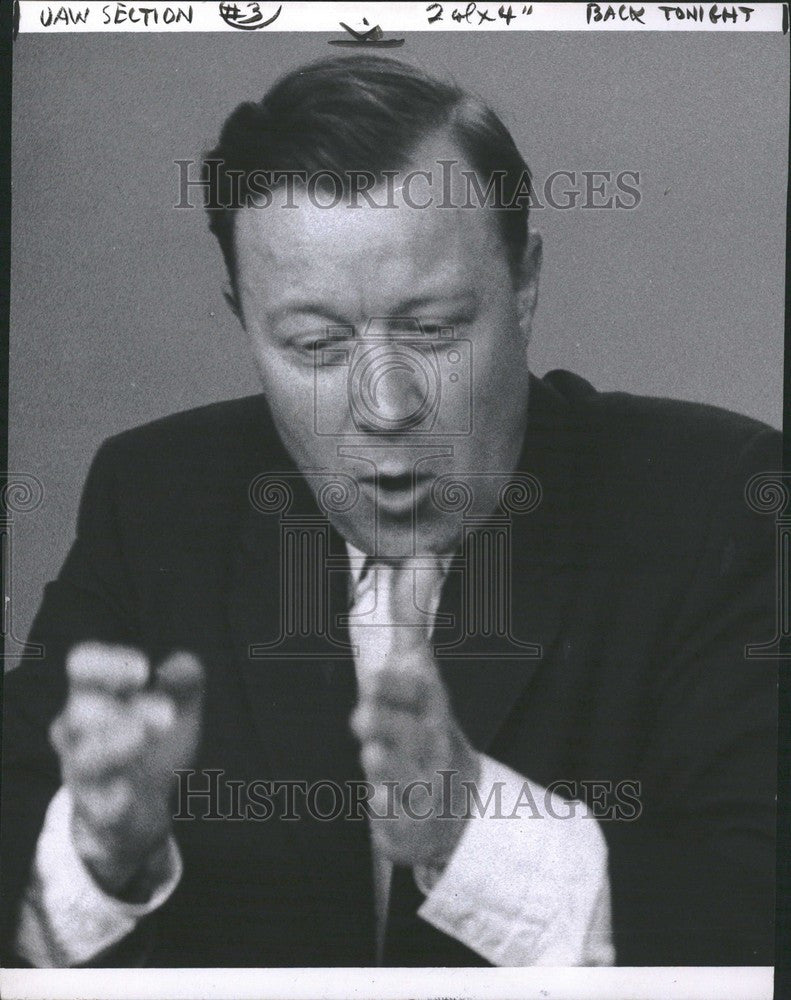 1986 Press Photo Walter Reuther - Historic Images