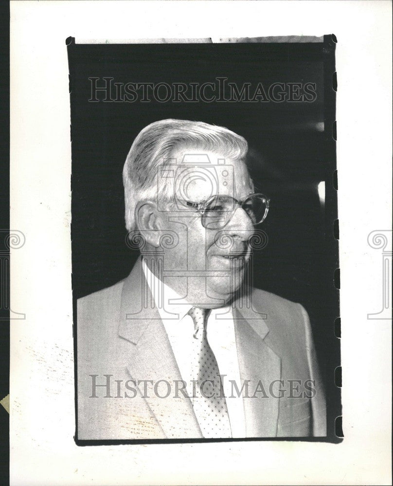 1989 Press Photo Don Ephlin UAW official - Historic Images