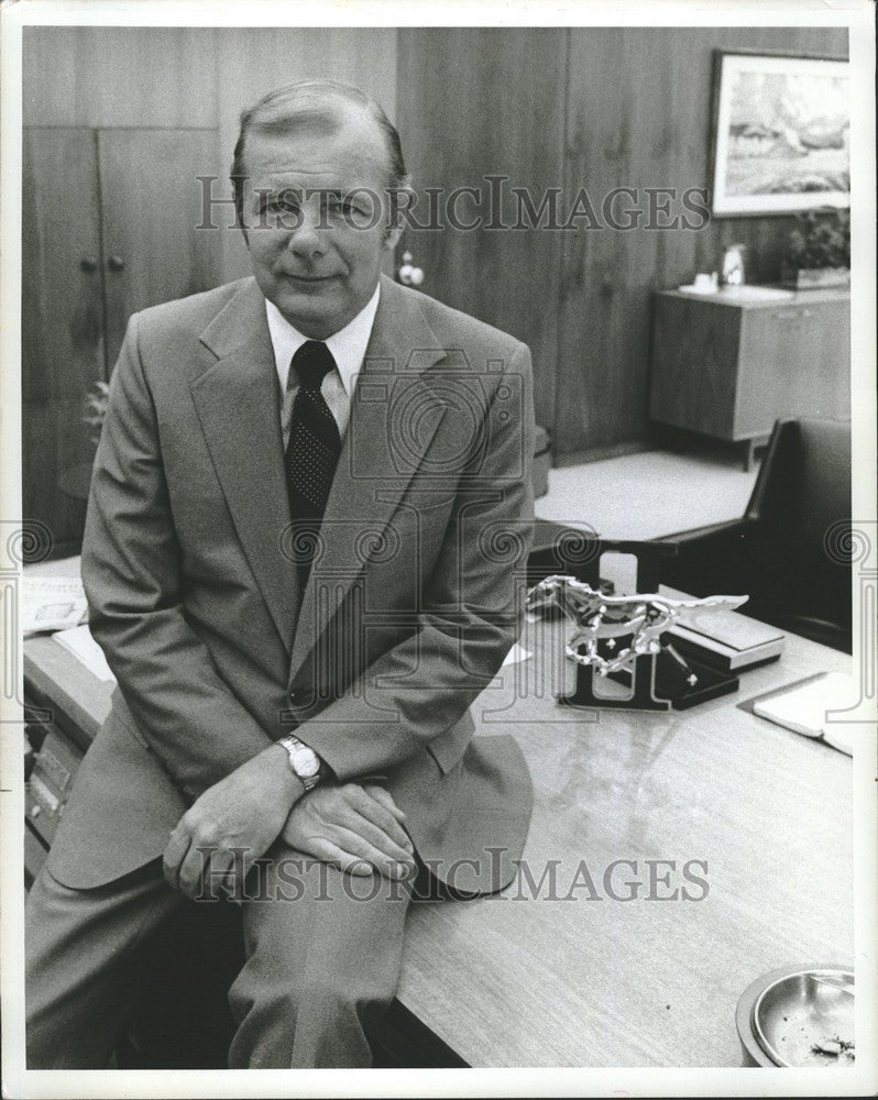 1974 Press Photo Ford VP Bennett Bidwell - Historic Images