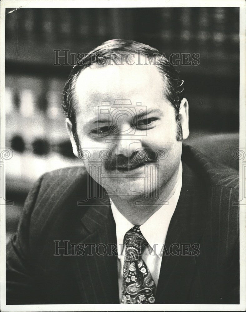 1972 Press Photo David Serotkin Politics - Historic Images