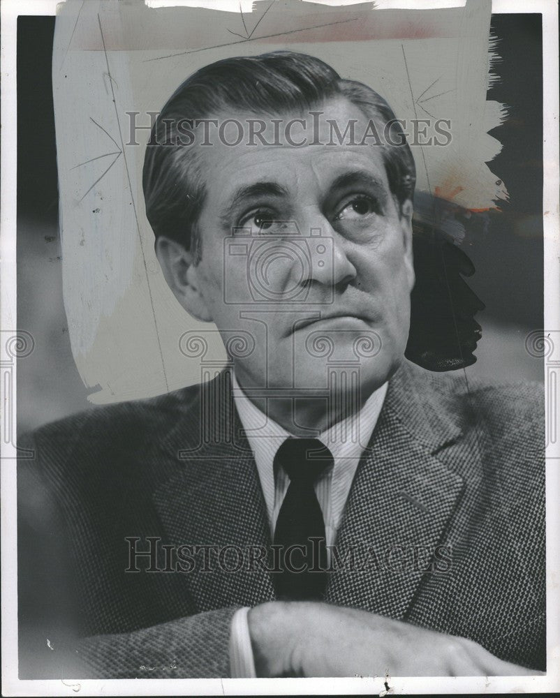 1962 Press Photo Arnold Eric Sevareid News Journalist - Historic Images