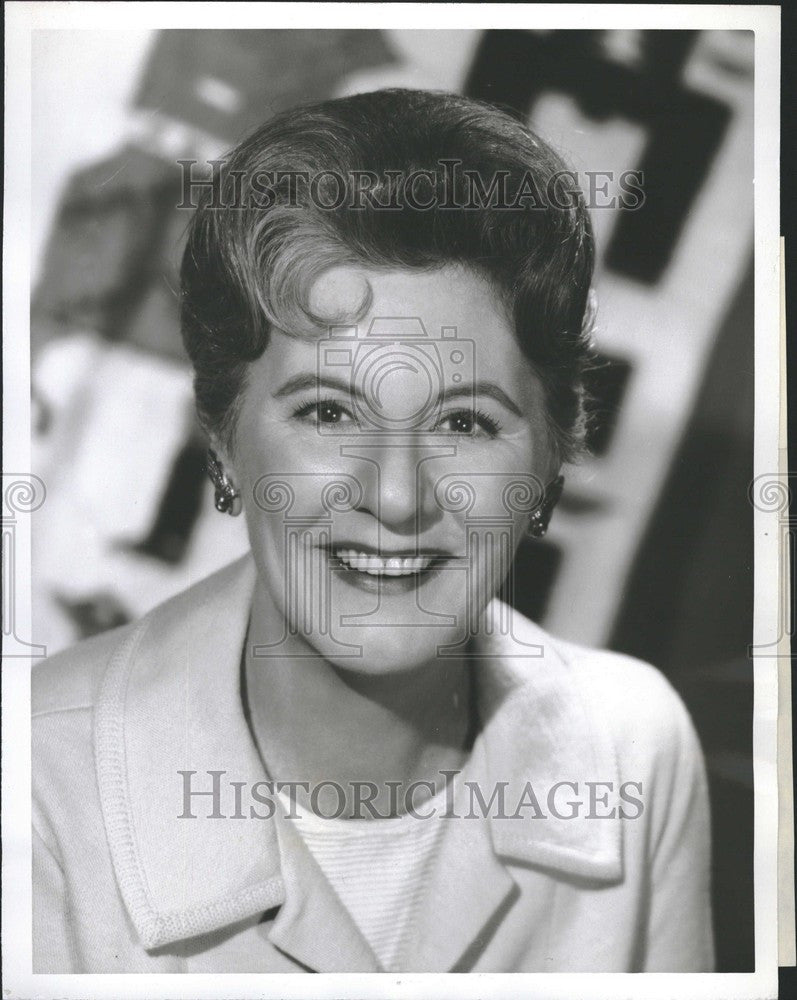 1963 Press Photo Anne Saymour &quot;Empire&quot; NBC - Historic Images