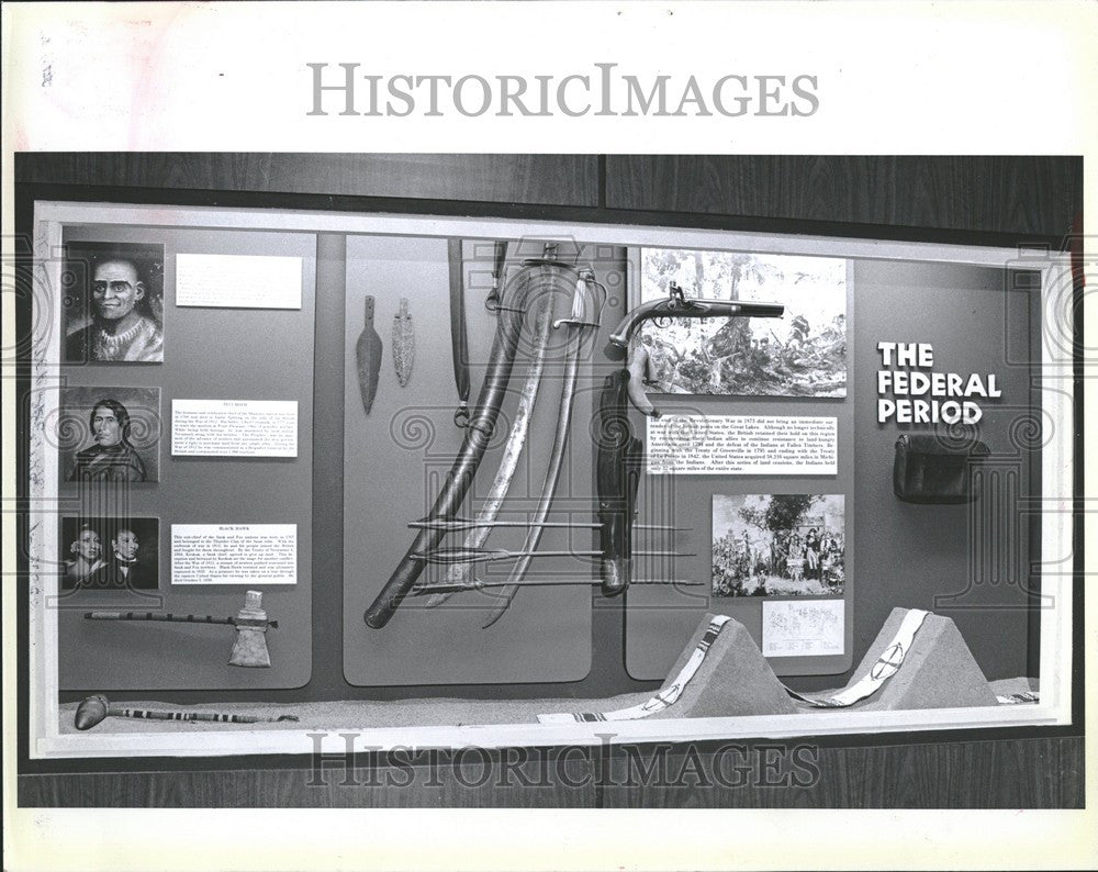 1979 Press Photo The Federal Period exhibit - Historic Images