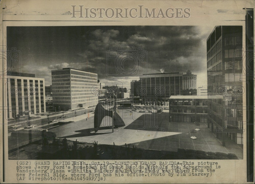 1961 Press Photo Grand Rapids Michigan Jerry Ford - Historic Images