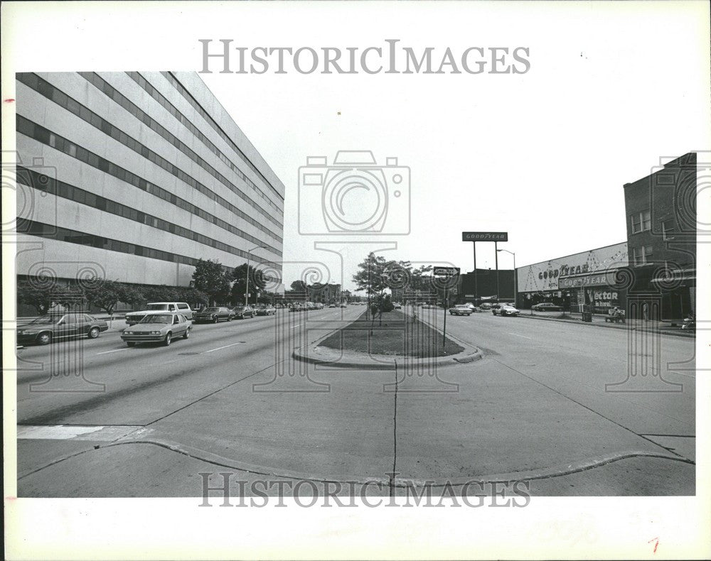 1985 Press Photo woodward east grand boulevard - Historic Images