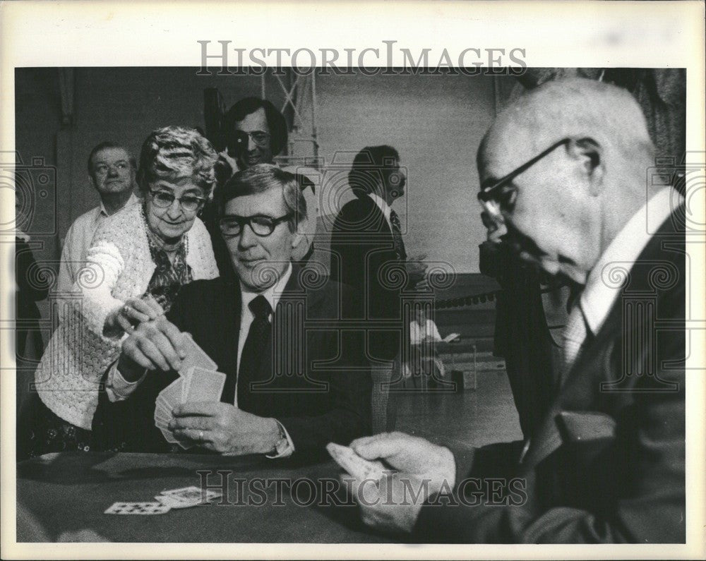 1976 Press Photo Morris Udall American Arizona Politics - Historic Images
