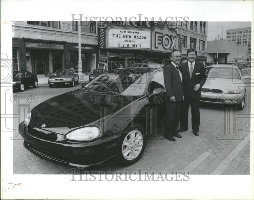 1991 Press Photo Masahiro Uchida President Mazda Motors - Historic Images