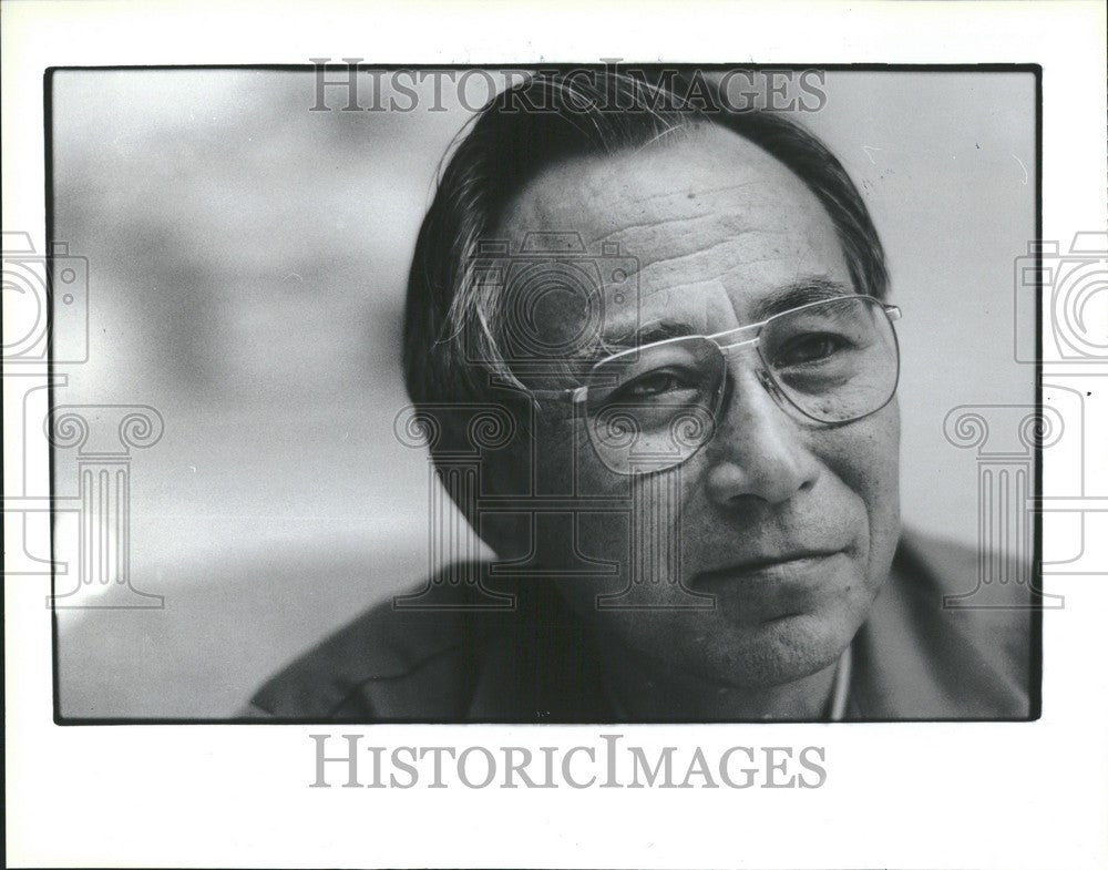 1991 Press Photo Masahiro Uchida President Mazda Motors - Historic Images