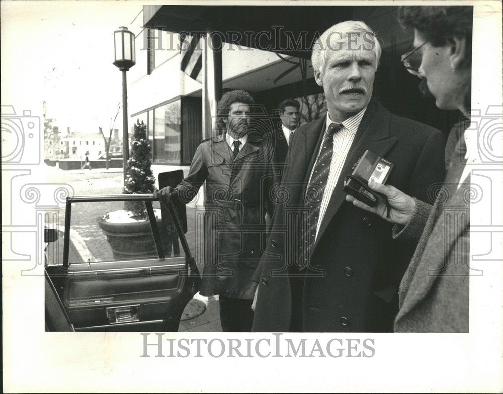 1991 Press Photo Ted Turner Media Tycoon - Historic Images