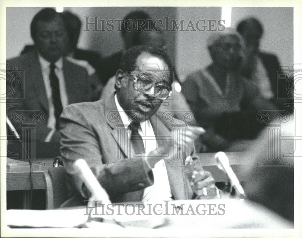 1985 Press Photo Tom Turner Landscape Architect - Historic Images