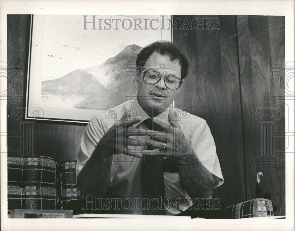 1983 Press Photo Alex Pollock - Historic Images