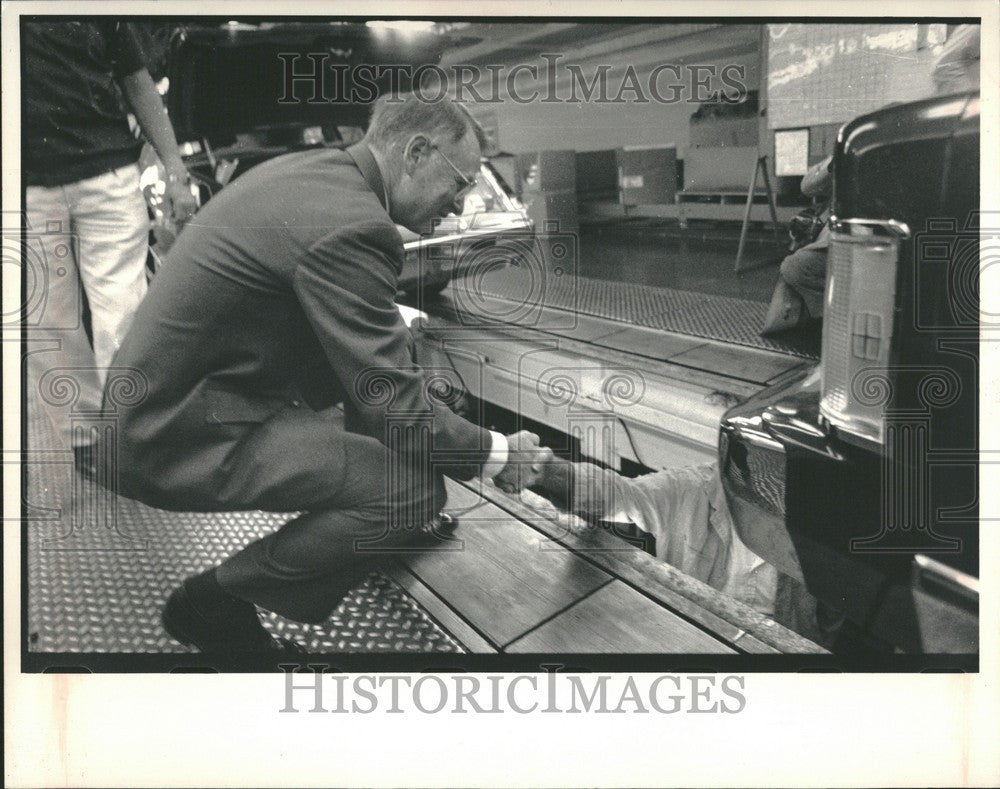 1987 Press Photo Harold Arthur Poling - Historic Images