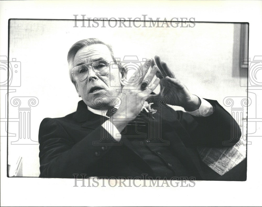 1981 Press Photo schuller harold televangelist pastor - Historic Images