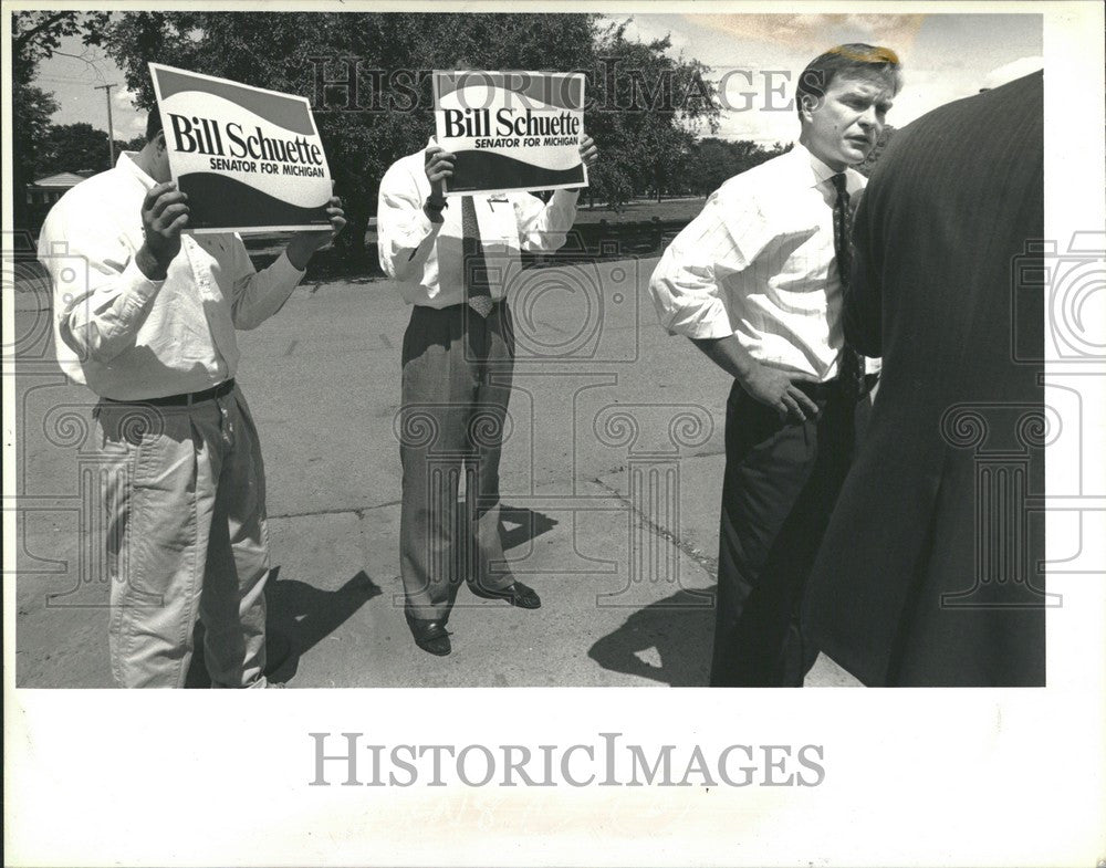 1990 Press Photo Jim schuette birmingham seaholm high - Historic Images