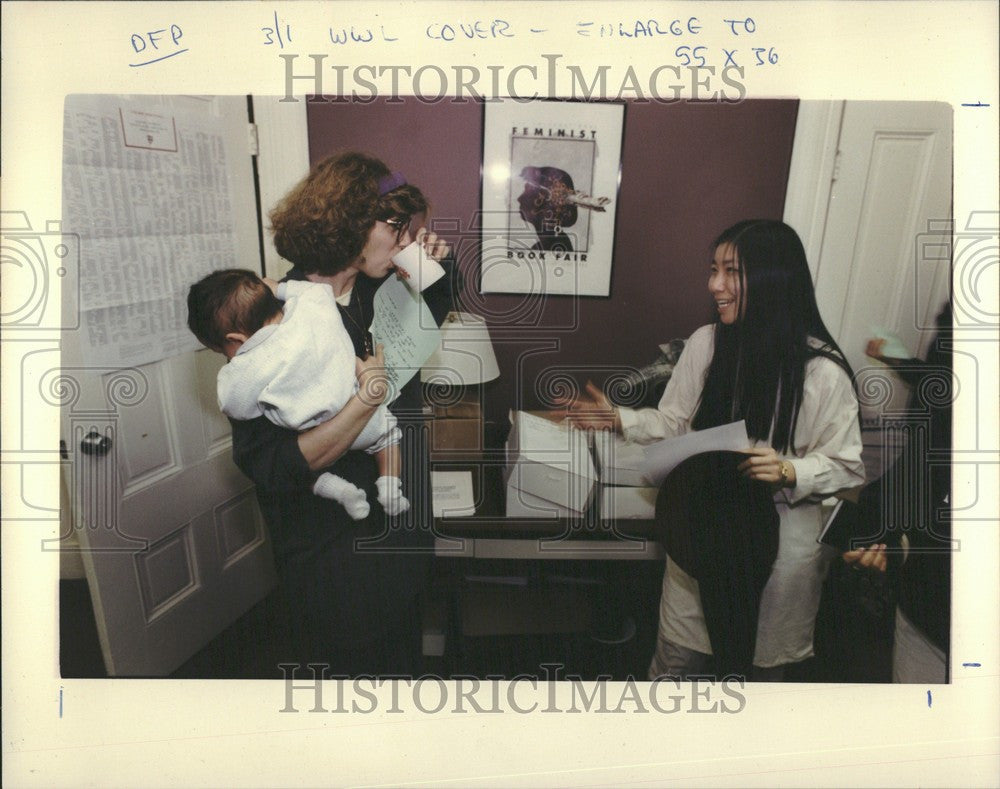 1992 Press Photo Juliet Schor Dassaratha Stella Kao - Historic Images