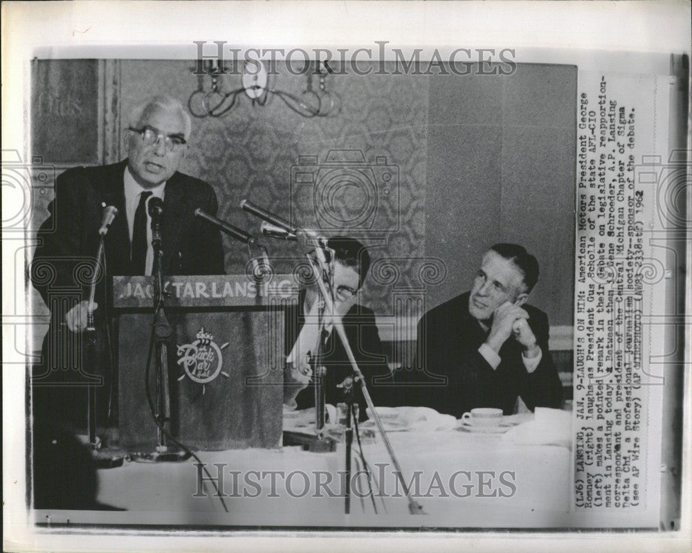 1962 Press Photo American Motors President George Romne - Historic Images