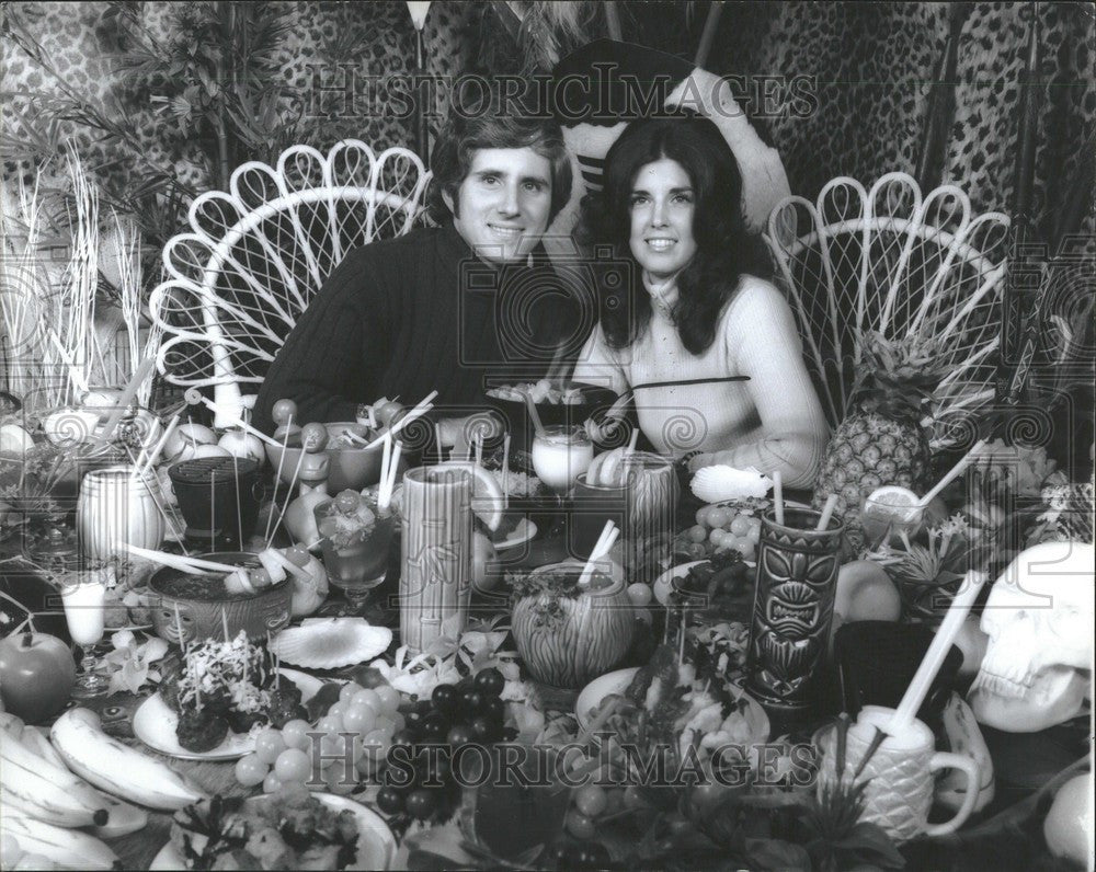 1971 Press Photo Mr &amp; Mrs. Tom Schoenith - Historic Images