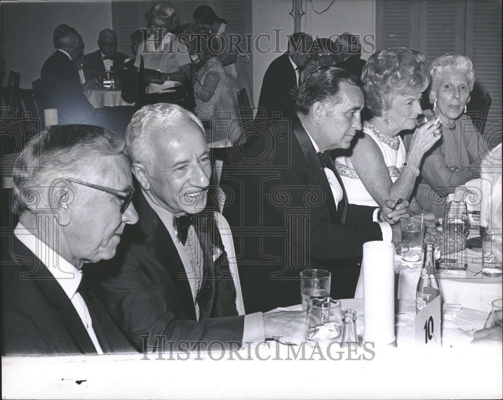 1970 Press Photo George Jay Joseph Schoenith DAC party - Historic Images