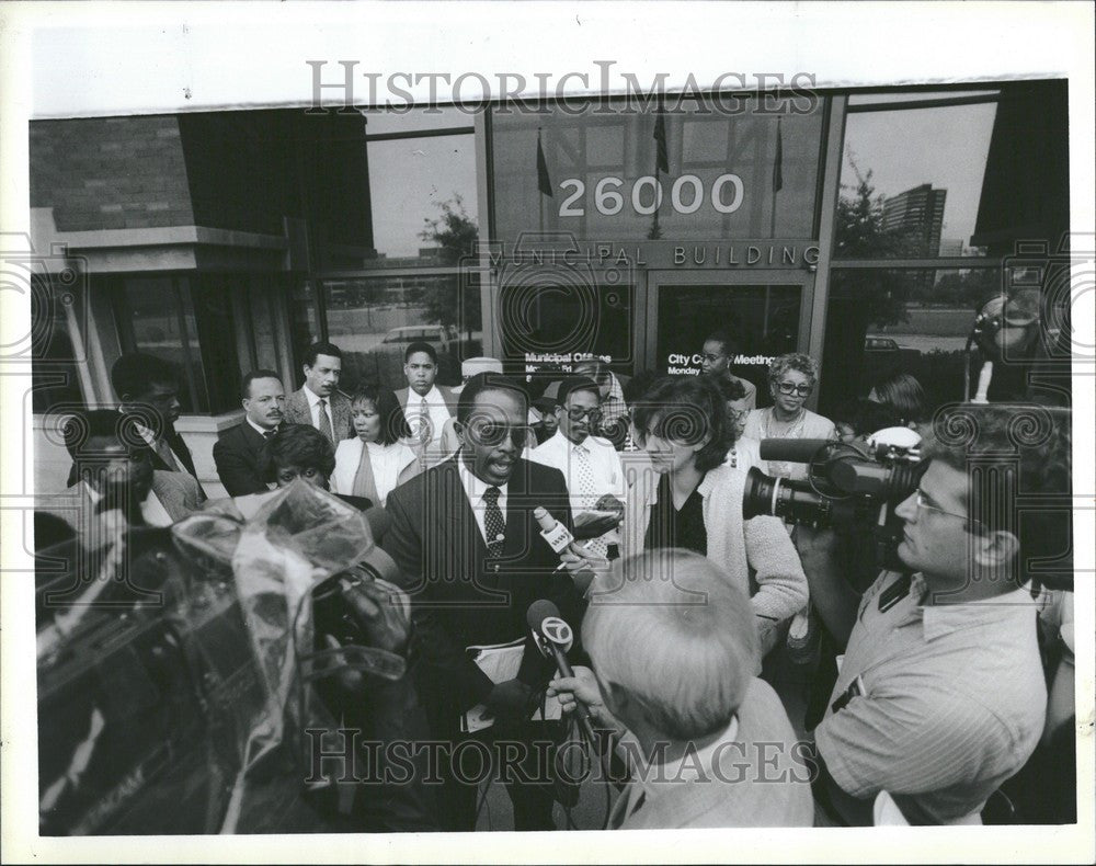 1990 Press Photo Robert Willis Oakland Chapter NAACP - Historic Images