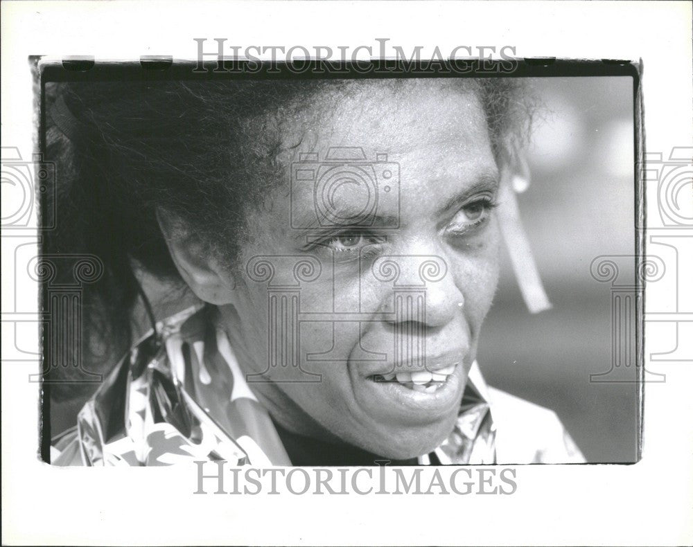 1992 Press Photo Ella Willis Detroit - Historic Images