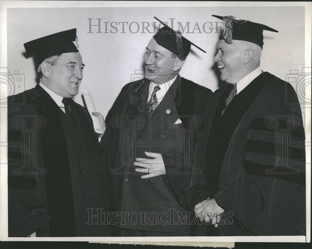 1943 Press Photo James Dewey Henry Ewald Charles Wilson - Historic Images