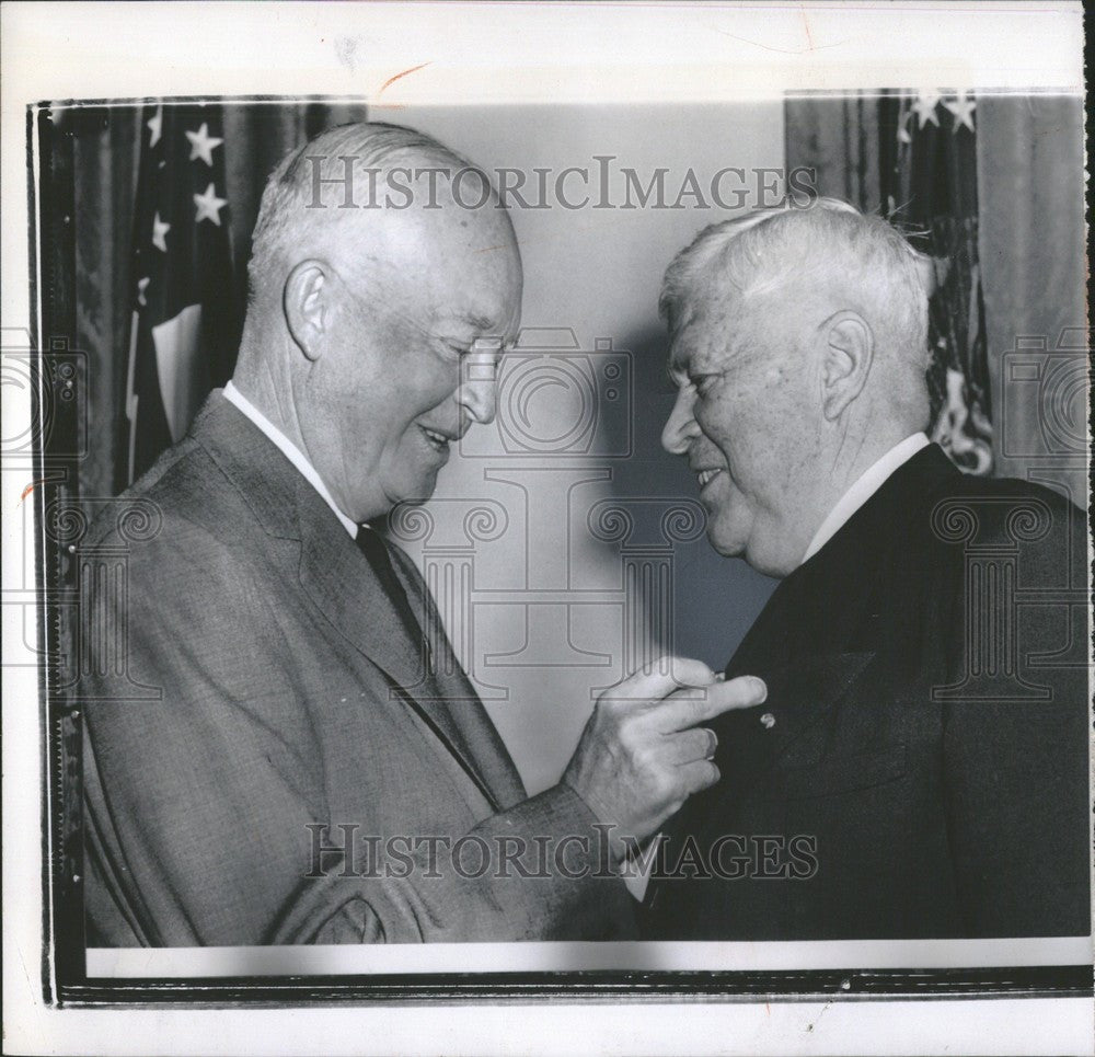 1981 Press Photo Eisenhower President - Historic Images