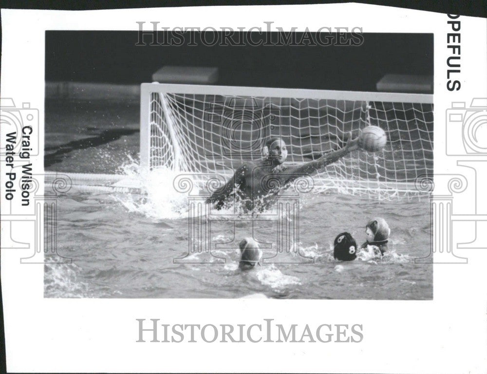 1992 Press Photo Craig Wilson Water Polo - Historic Images