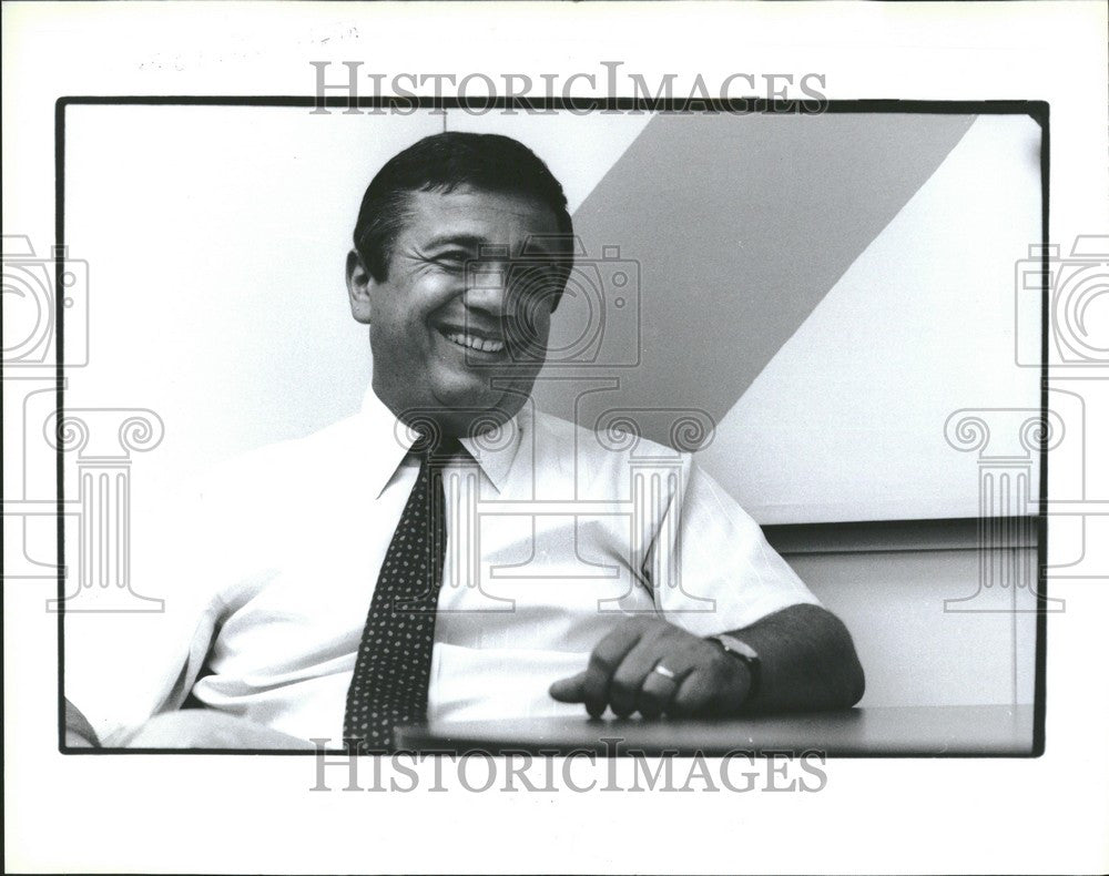 1991 Press Photo Zvi Yaniv Optical Imaging System Troy - Historic Images