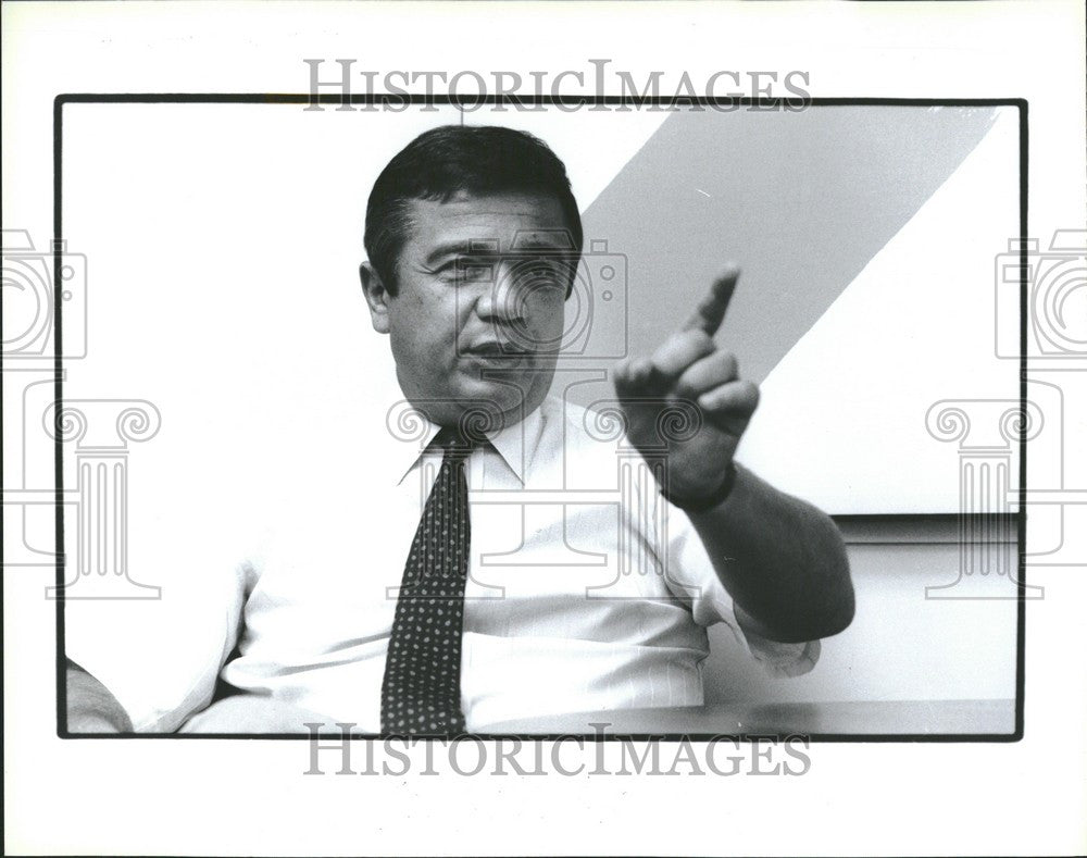 1991 Press Photo Dr Zvi Yaniv OIS President CEO Troy - Historic Images