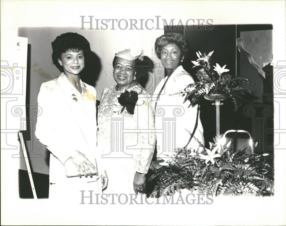 1988 Press Photo Martha Scott &quot;Inside black America&quot; - Historic Images