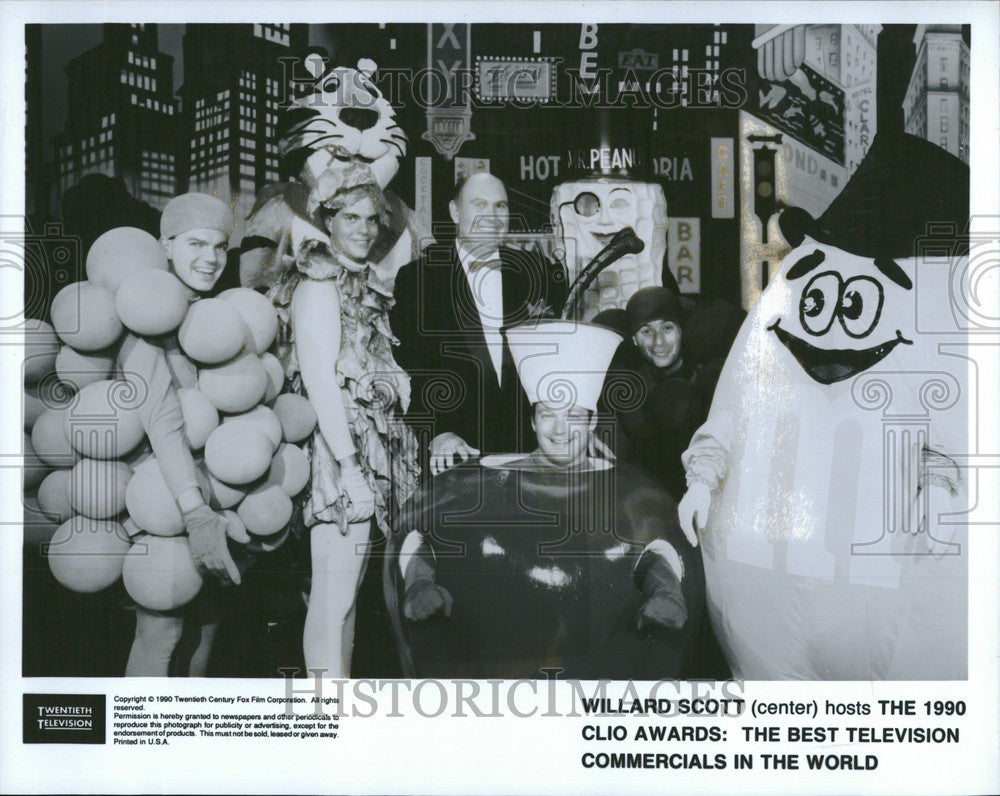 Press Photo Willard Scott American personality - Historic Images