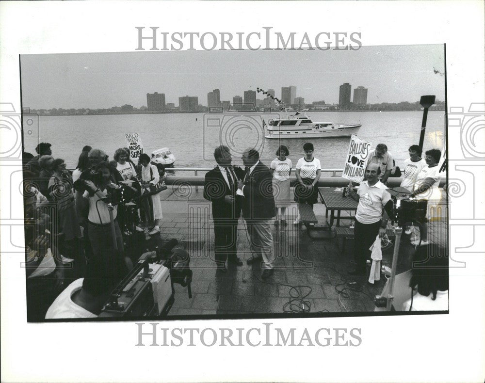 1989 Press Photo Windsor Mayor John Millson - Historic Images