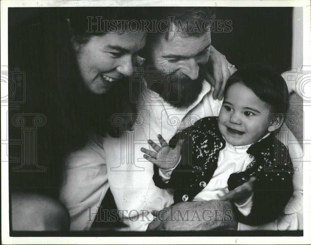 1993 Press Photo Baby Jessica DeBoer adoptive parents - Historic Images