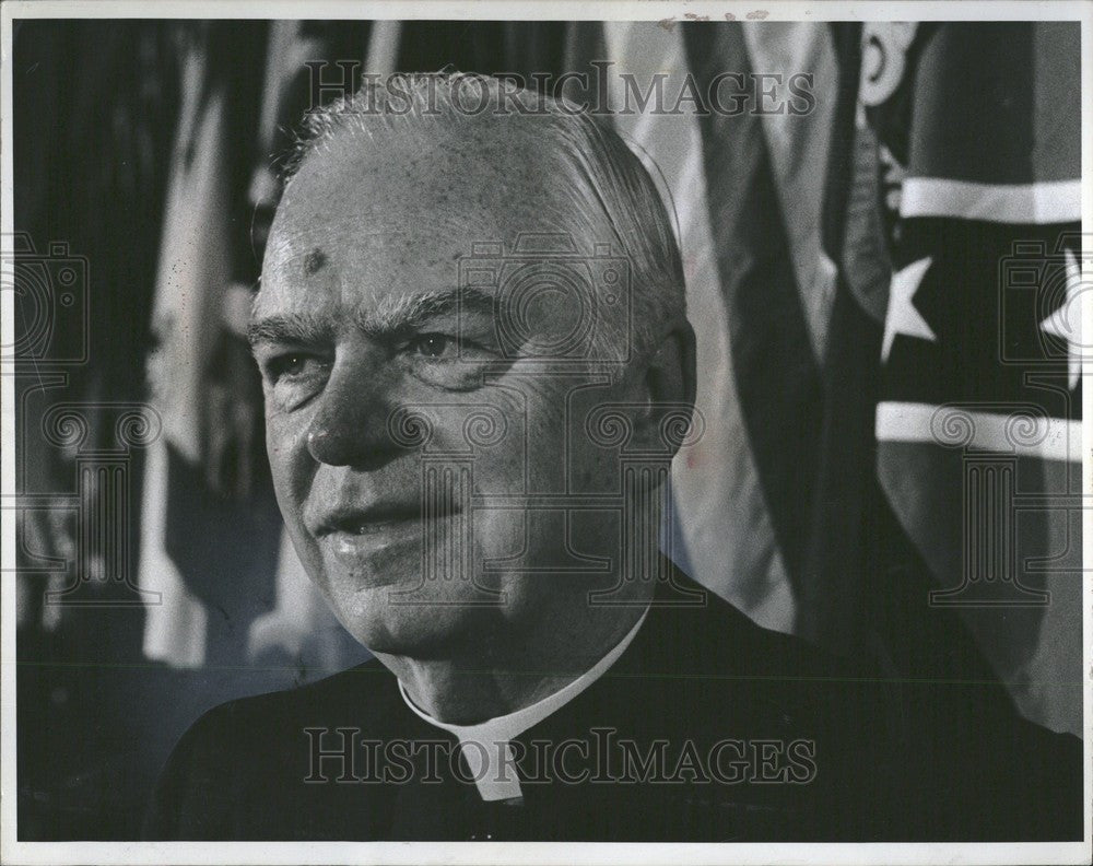 1977 Press Photo John Cardinal Dearden - Historic Images