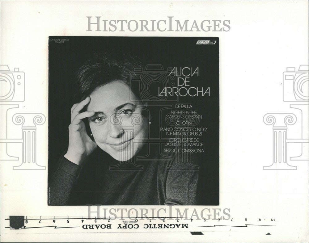 1983 Press Photo Alicia De Larrocha Spanish pianist - Historic Images