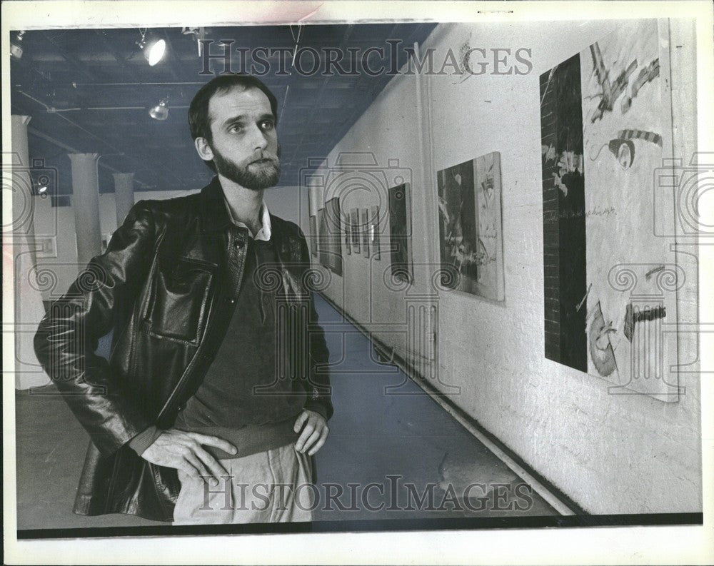 1980 Press Photo john degroot focus gallery equity - Historic Images