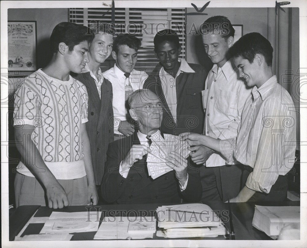 1950 Press Photo Jack Hopson, Robert Pittmann - Historic Images