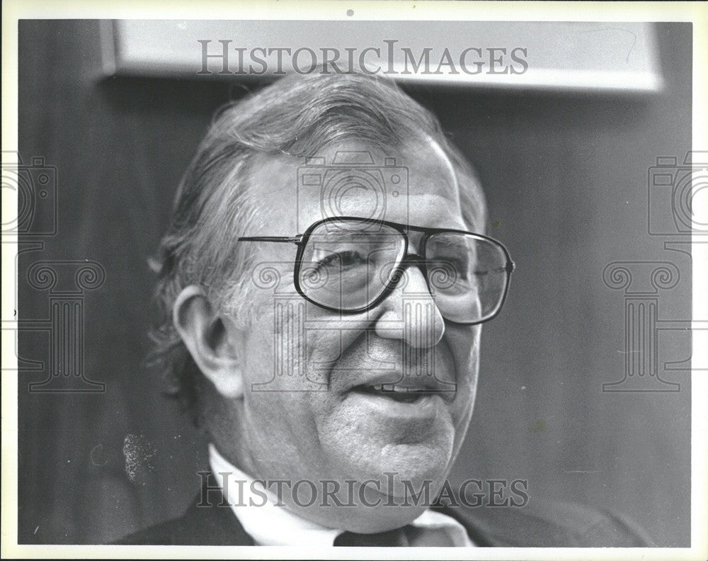 1985 Press Photo Albert Shanker - Historic Images