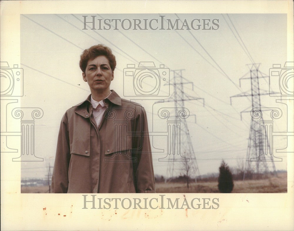 1990 Press Photo Beverly Shaffer Newton Township RAGE - Historic Images