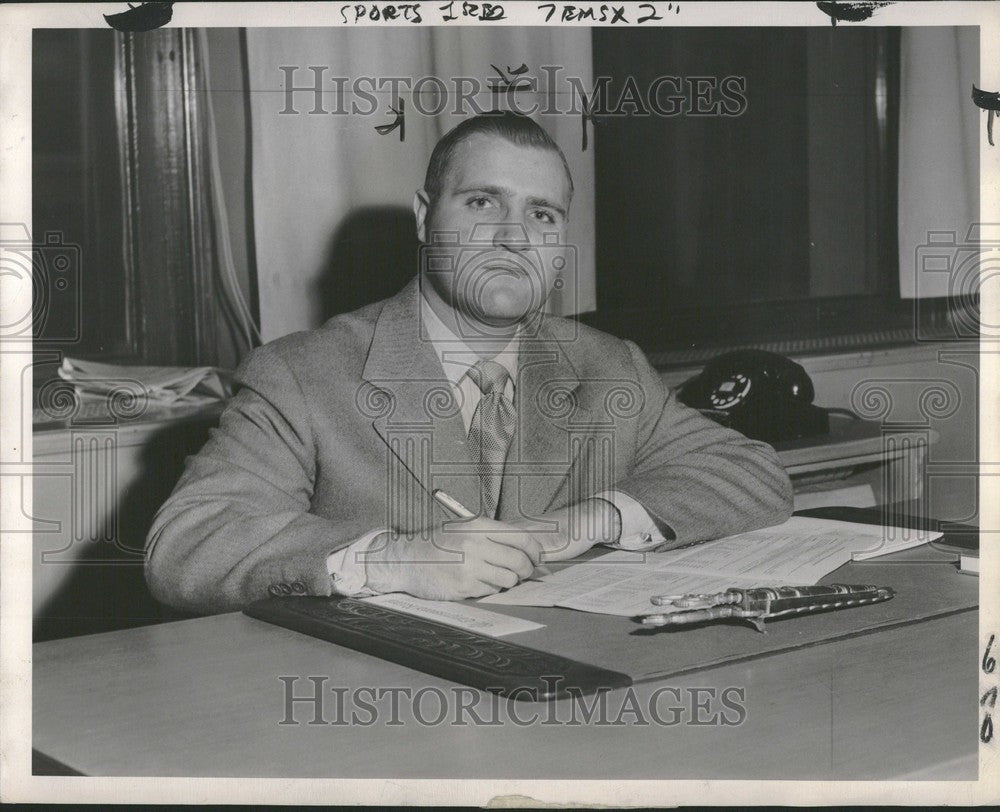 1955 Press Photo Dale Shaffer Sports - Historic Images