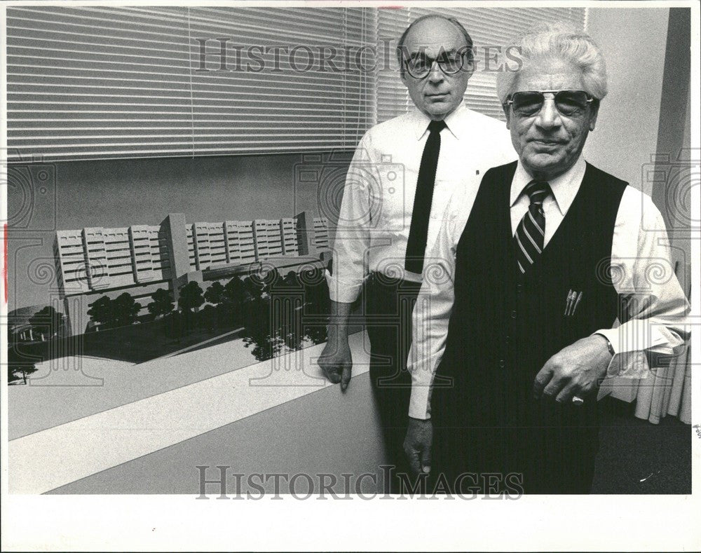 1983 Press Photo Albert Kahn Industrial Architect - Historic Images