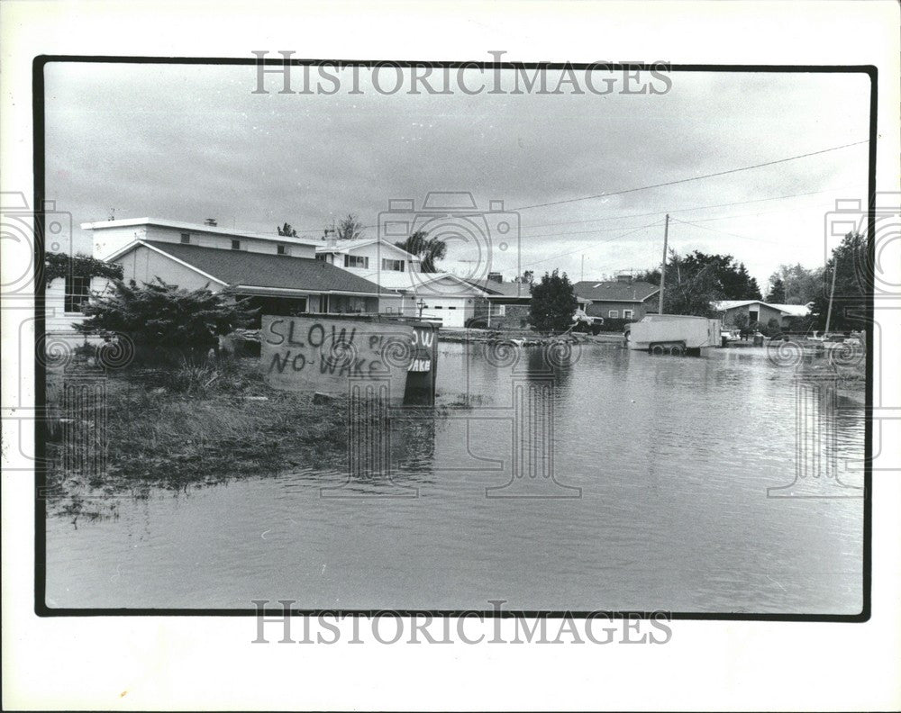 1986 Press Photo Harrison Township Court Dykes Build - Historic Images