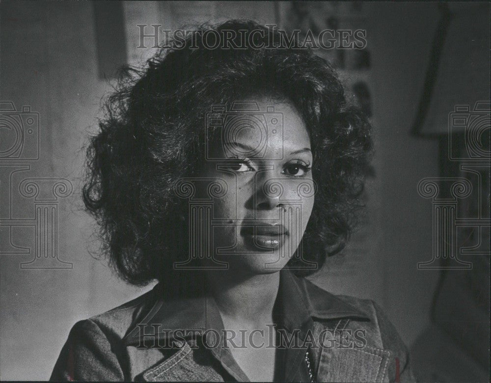 1976 Press Photo Brenda Rayford Black United Front - Historic Images