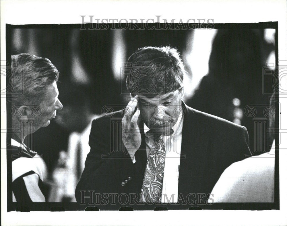 1993 Press Photo John Goldpaugh attorney for Larry - Historic Images