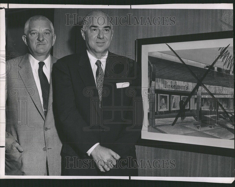 1956 Press Photo Leon Winkelman Fonder - Historic Images