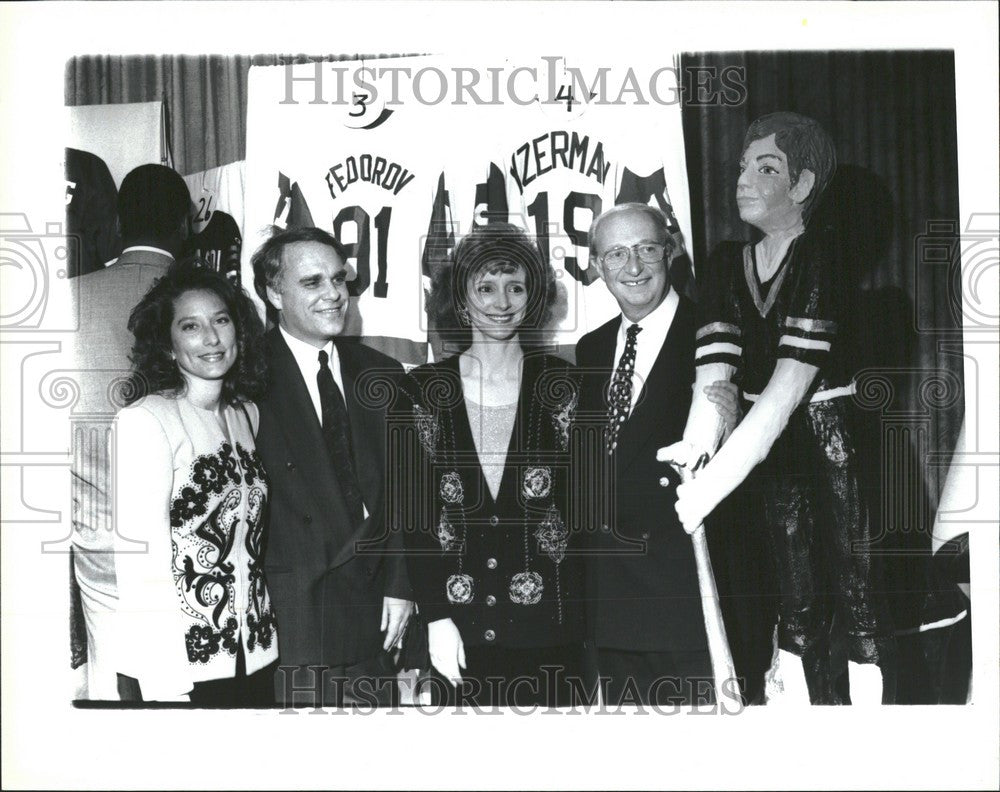 1992 Press Photo Melissa Franco Tony Franco Jim Lites - Historic Images