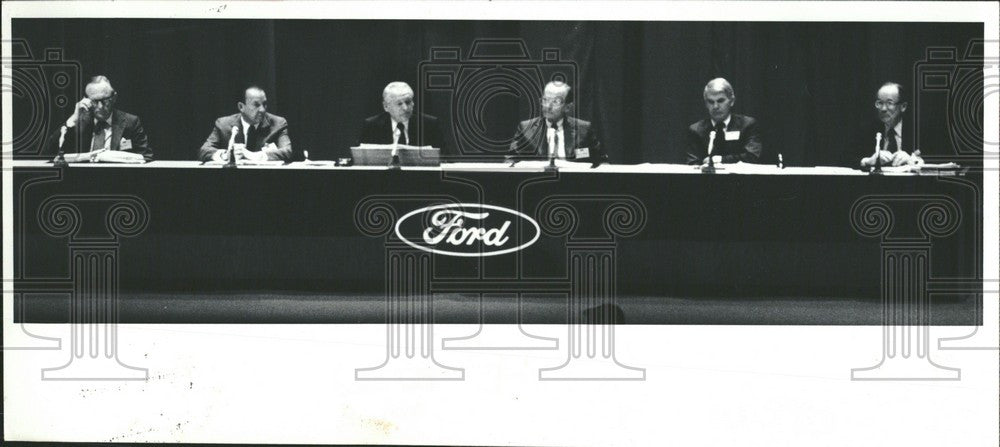 1983 Press Photo Ford Motor Co. Nolte Ford Caldwell - Historic Images