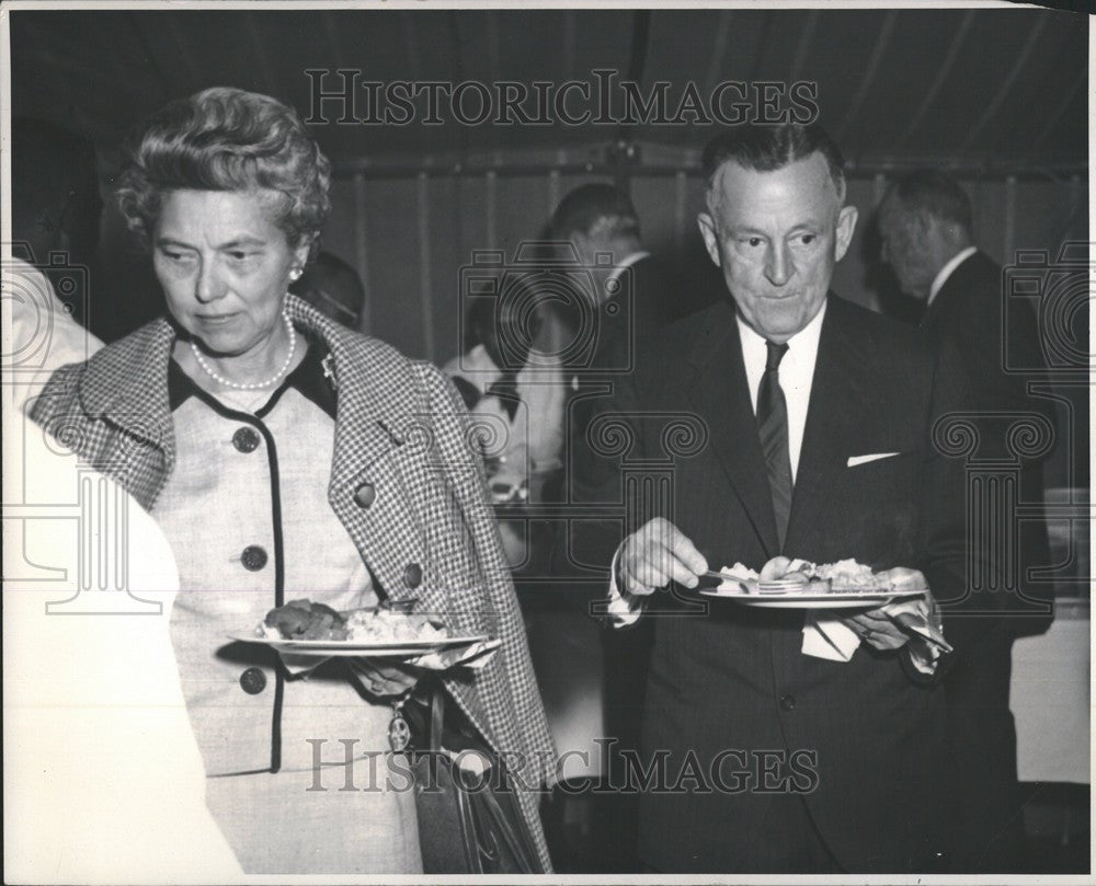 1960 Press Photo John Galbreath contractor sportsman - Historic Images