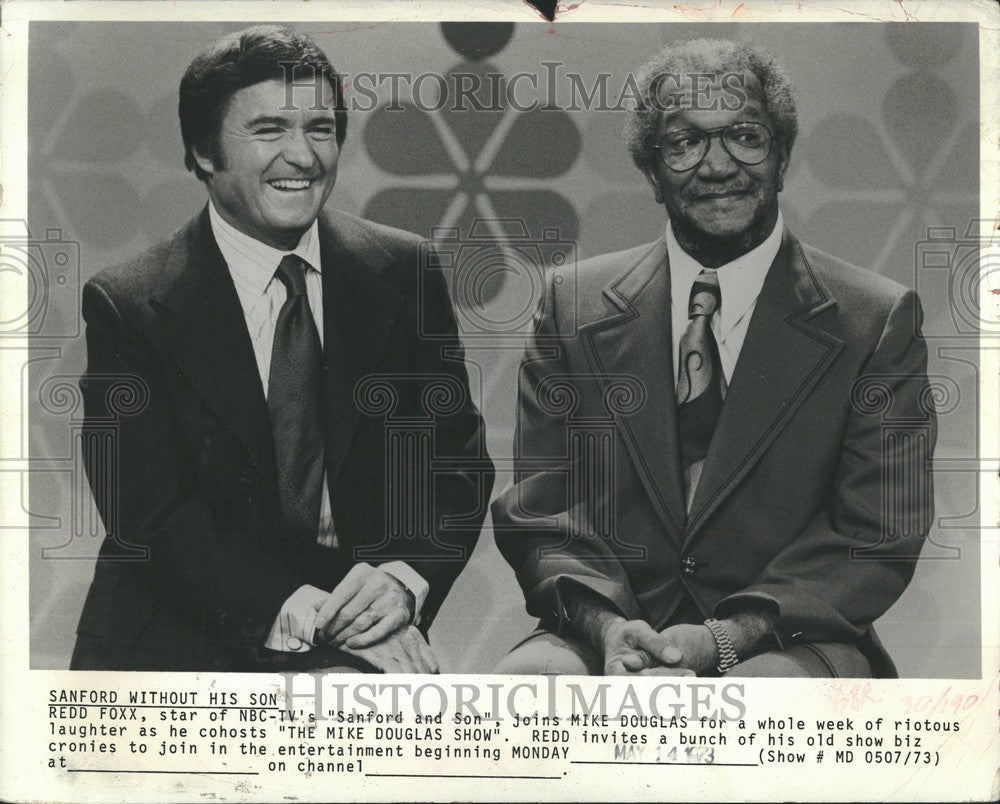 1982 Press Photo Redd Foxx American comedian actor - Historic Images